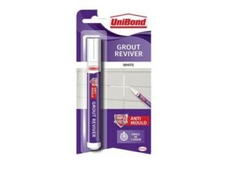 Unibond Triple Protect Grout Reviver Wall Pen 7ml Ice White (5010383085629) UNI998703