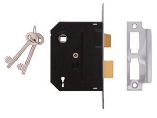 Union 2295 2 Lever Mortice Sashlock Polished Brass 76mm 3in Visi (5011802000766) UNNY2295PL30