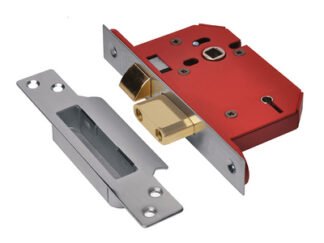 Union StrongBOLT 2205S 5 Lever Mortice Sashlock Stainless Steel 81mm 3in Visi (5011802175228) UNNY2205SS30