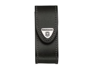 Victorinox Black Leather Belt Pouch (2-4 Layer) (7611160414137) VIC4052030