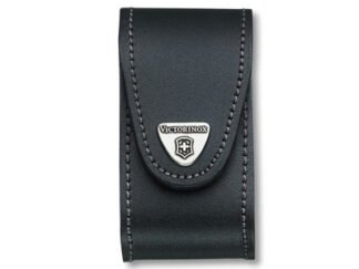 Victorinox Black Leather Belt Pouch (5-8 Layer) (7611160416162) VIC4052130