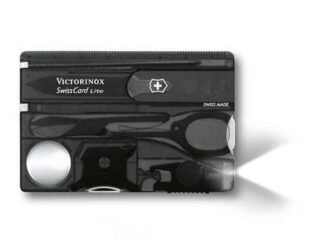 Victorinox SwissCard Lite Translucent Black Blister Pack (7611160015020) VICJSWCLONB