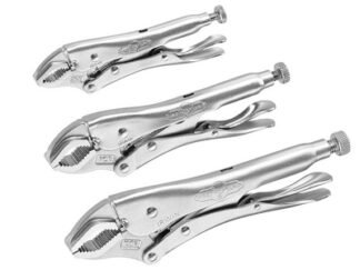 Irwin Vise-Grip Curved Jaw Locking Pliers Set of 3 (5CR/7CR/10CR) (5706915080209) VIS10508020