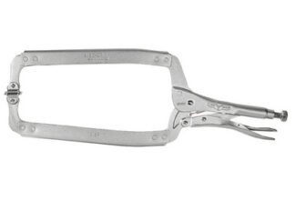 Irwin Vise-Grip 18SP Locking C-Clamp Swivel Pad 450mm (18in) (0038548000220) VIS18SP