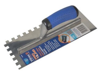 Vitrex Professional Stainless Steel Adhesive Trowel Square Notches 10mm (5011204602391) VIT102909