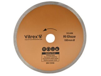 Vitrex Hi Glaze Diamond Blade 180mm (5011204607174) VIT103406