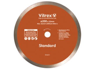 Vitrex Standard Diamond Blade 200mm (5011204605439) VIT103411
