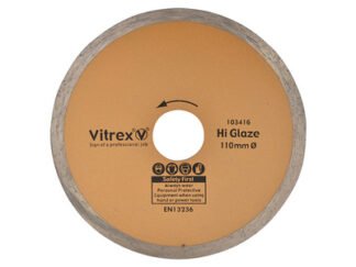 Vitrex Hi Glaze Diamond Blade 110mm (5011204607068) VIT103416