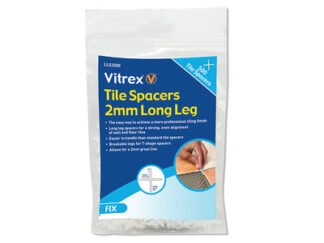 Vitrex Long Leg Spacer 2mm (Pack 500) (5011204614448) VITLLS2500