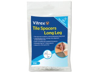 Vitrex Long Leg Spacer 4mm (Pack 500) (5011204614523) VITLLS4500