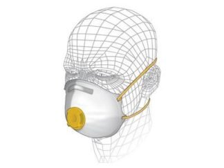 Vitrex Premium Valved Power Tool & MDF Respirator P2 (5011204616534) VITS40710