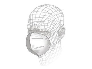 Vitrex Fold Flat Respirator P1 (Pack 3) (5011204620616) VITS40913