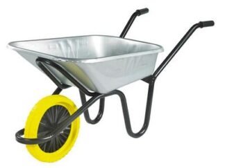 Walsall 90L Galvanised Heavy-Duty Endurance Wheelbarrow - Puncture Proof (5036610000951) WALEGVPPDD *Restrictions - See Description*