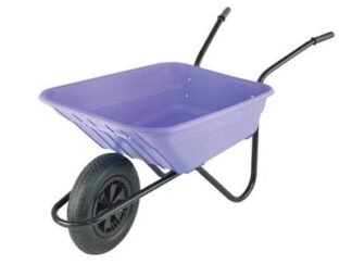 Walsall 90L Lilac Polypropylene Wheelbarrows (5036610000487) WALSHLILP *Restrictions - See Description*