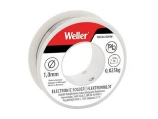 Weller Electronic Lead-Free Solder Sn99 Cu3, 1mm 25g (4003019296361) WEL54025099N