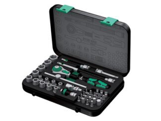 Wera Zyklop SA 2 Ratchet & Socket Set of 42 Metric 1/4in Drive (4013288121103) WER003533
