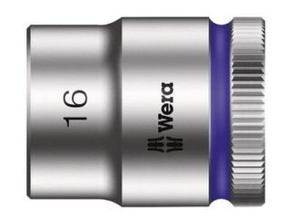 Wera Zyklop Socket 3/8in Drive 16mm (4013288120410) WER003561