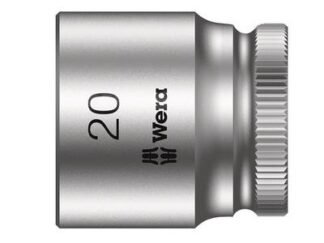 Wera Zyklop Socket 3/8in Drive 20mm (4013288120458) WER003565