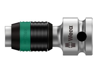 Wera 8784 B1 Zyklop Bit Adaptor 3/8in Square Drive to 1/4in Hex Bits (4013288121301) WER003590