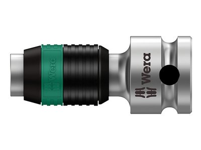Wera 8784 B1 Zyklop Bit Adaptor 3/8in Square Drive to 1/4in Hex Bits (4013288121301) WER003590