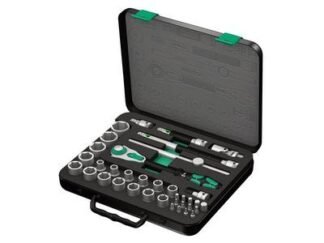 Wera 8100 SC 2 Zyklop Speed Ratchet & Socket Set of 37 Metric 1/2in Drive (4013288121189) WER003645