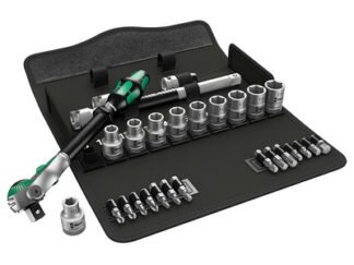 Wera 8100 SC 6 Zyklop Speed Ratchet Ratchet & Socket Set of 28 Metric 1/2in Drive (4013288173874) WER004076