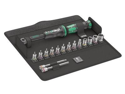 Wera Bicycle Set Torque 1 Click-Torque Adjustable Wrench Set, 16 Piece (4013288207685) WER004180