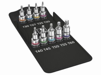 Wera 8767 C TORX HF 1 Zyklop Bit-Socket Set of 9 1/2in Drive (4013288184276) WER004202