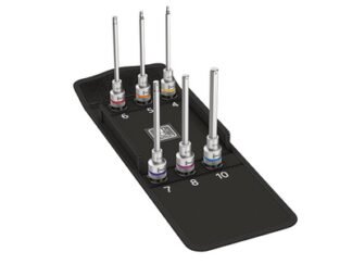 Wera 8740 C HF 2 Zyklop In-Hex-Plus Bit-Socket Set of 6 Metric 1/2in Drive (4013288185457) WER004210