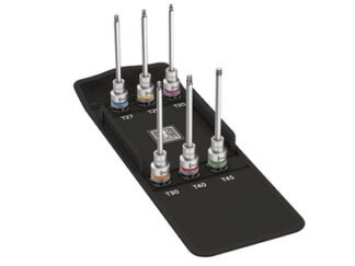 Wera 8767 C TORX HF 2 Zyklop Bit-Socket Set of 6 1/2in Drive (4013288185464) WER004211