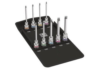 Wera 8767 C TORX HF 3 Zyklop Bit-Socket Set of 9 Metric 1/2in Drive (4013288185471) WER004212
