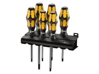 Wera 977/6 Kraftform Chiseldriver Set, 6 Piece (4013288094803) WER024410