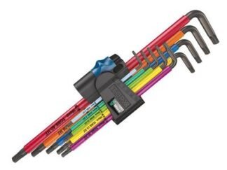 Wera 967/9 TORX XL BL MC HF L-Key Set of 9 (TX8-TX40) (4013288193537) WER024470