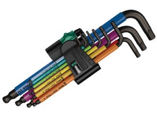 Wera 950/9 Hex-Plus BlackLaser 1 SB Multicolour L-Key Set, 9 Piece (1.5-10mm) (4013288165688) WER073593
