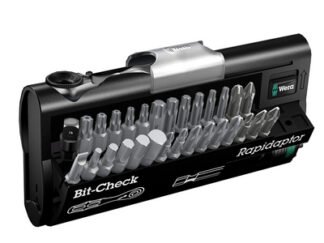 Wera 8001A Bit Ratchet Bit Check Set 31 Piece Metric 1/4in Drive (4013288144652) WER073640