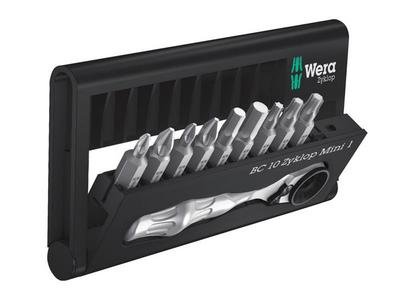Wera Bit-Check 10 Zyklop Mini 1 Set, 10 Piece (4013288168115) WER073645