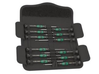 Wera Kraftform Micro Screwdriver Set, 12 Piece (4013288165695) WER073675