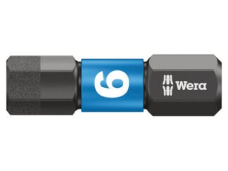 Wera 840/1 Impaktor Insert Bit Hex-Plus 6mm x 25mm Carded (4013288158352) WER073906