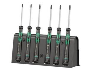 Wera Kraftform 2067 Micro Screwdriver Set, 6 Piece (4013288032294) WER118154