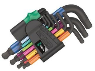Wera 950/9 Hex-Plus Multicolour L-Key Set, 9 Piece (1.5-10mm) (4013288207517) WER133164
