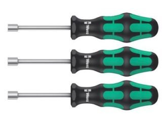Wera 395 HO/3 Sanitary Nutspinner Set, 3 Piece (4013288207616) WER134275