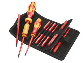 Wera Kraftform Kompakt VDE Torque Interchangeable Screwdriver Set of 16 (4013288188335) WER135906