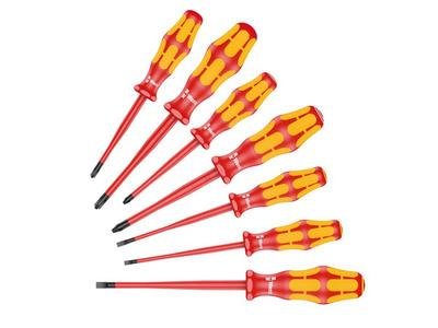 Wera Kraftform Plus VDE Slimline Screwdriver Set, 7 Piece (4013288178640) WER135961