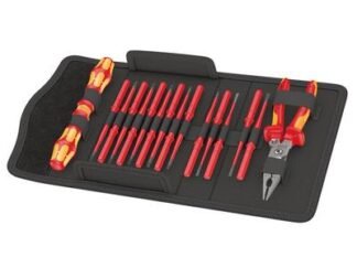Wera Kraftform Kompakt VDE Extra Slim 1 Screwdriver Set, 17 Piece (4013288208798) WER136027