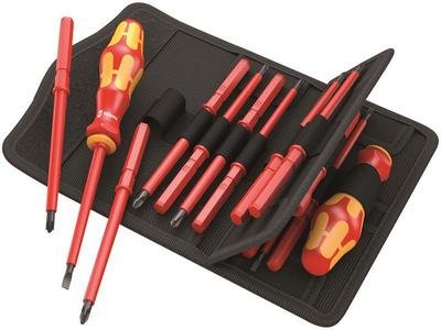 Wera Kraftform Kompakt VDE 18 Universal 2 Screwdriver Set, 18 Piece (4013288182395) WER347107