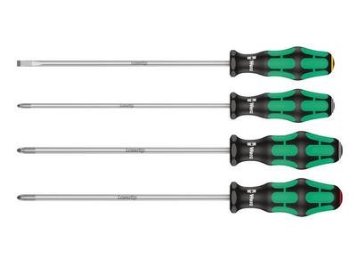 Wera Kraftform Plus Long Lasertip Series Screwdriver Set, 4 Piece (4013288117397) WER347736