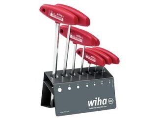 Wiha L-key with T-handle Set, 8 Piece (4010995009533) WHA00953