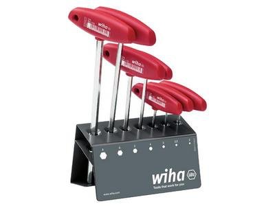 Wiha L-key with T-handle Set, 8 Piece (4010995009533) WHA00953
