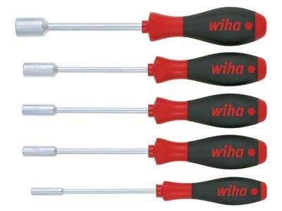 Wiha SoftFinish® Hex Nut Driver Set, 5 Piece (4010995010348) WHA01034