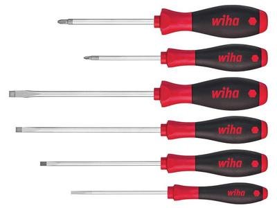 Wiha SoftFinish® SL/PZ Screwdriver Set, 6 Piece (4010995071530) WHA07153